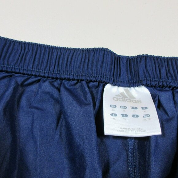 Vintage adidas Y2K womens navy white ClimaProof wide leg capris XL - Picture 5 of 11
